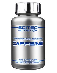 Фото Предтренировочный комплекс Caffeine Scitec Nutrition, 100 капс.