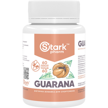 Фото Stark Guarana 300 мг 60 капсул