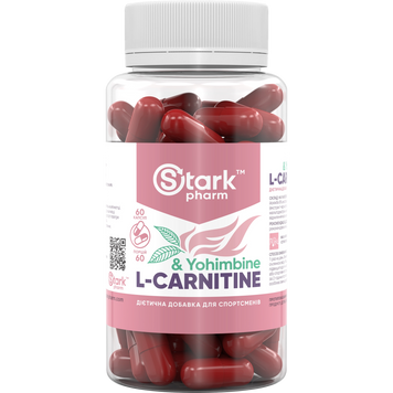 Фото Stark L-Carnitine & Yohimbine 60 капсул