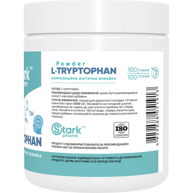 Фото Stark L-Tryptophan 100 грамів