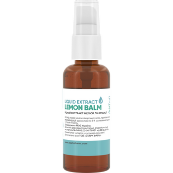 Фото Stark Lemon Balm Liquid Extract 50 мл