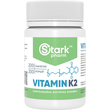 Фото Stark Vitamin K2 100 мкг 200 таблеток