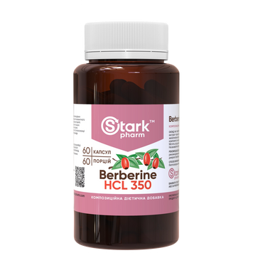 Фото Stark Berberine HCL 350 мг 60 капсул