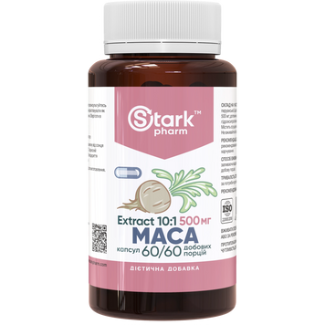 Фото Stark Maca Extract 450 мг 60 капсул