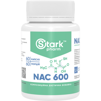 Фото Stark NAC 600 мг 60 капсул