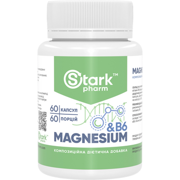 Фото Stark Magnesium & B6 60 капсул