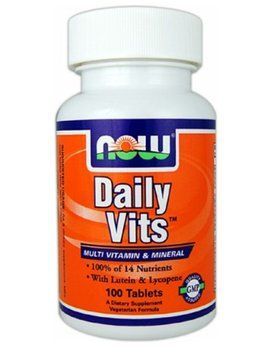 Фото Daily Vits Now Foods &mdash; Multi Vitamin&Mineral (100 таблеток)