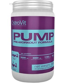 Фото PUMP Pre Workout Formula 300 г. Ostrovit передтренувальний комплекс
