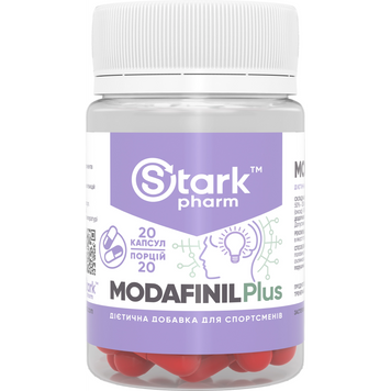 Фото Stark Modafinil Plus 20 капсул
