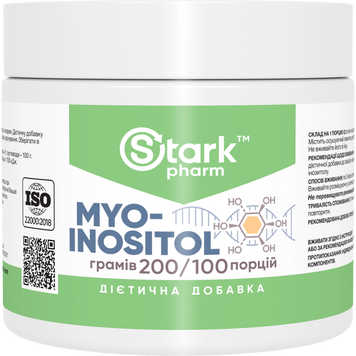 Фото Інозитол Stark Myo-Inositol Powder 200 г