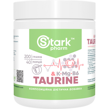 Фото Stark Taurine & KMgB6 200 грамів