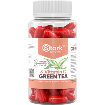Фото Stark Green Tea + Vit C 60 капсул