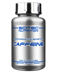 Фото Предтренировочный комплекс Caffeine Scitec Nutrition, 100 капс.  